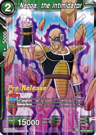 Nappa, el Intimidante (BT15-084) [Promociones previas al lanzamiento de Saiyan Showdown] 