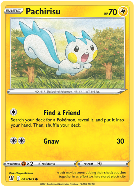 Pachirisu (049/163) [Espada y escudo: estilos de batalla] 