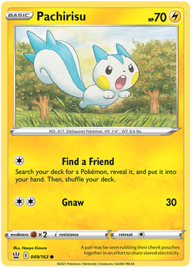 Pachirisu (049/163) [Espada y escudo: estilos de batalla] 