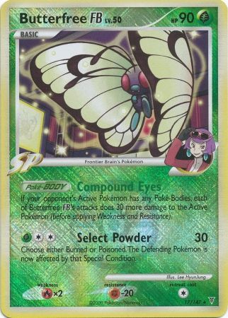 Butterfree FB LV.50 (17/147) (Promoción de la liga) [Platino: Supreme Victors] 