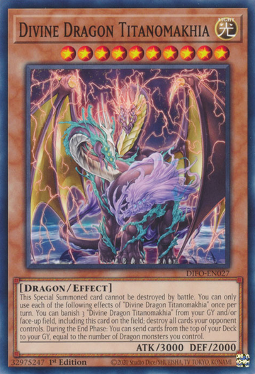 Dragón Divino Titanomakhia [DIFO-EN027] Común 