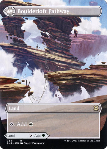 Branchloft Pathway // Boulderloft Pathway (Borderless Alternate Art) [Zendikar Rising] - 0