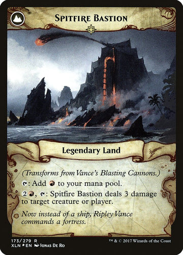 Vance's Blasting Cannons // Spitfire Bastion [Ixalan Prerelease Promos] - 0