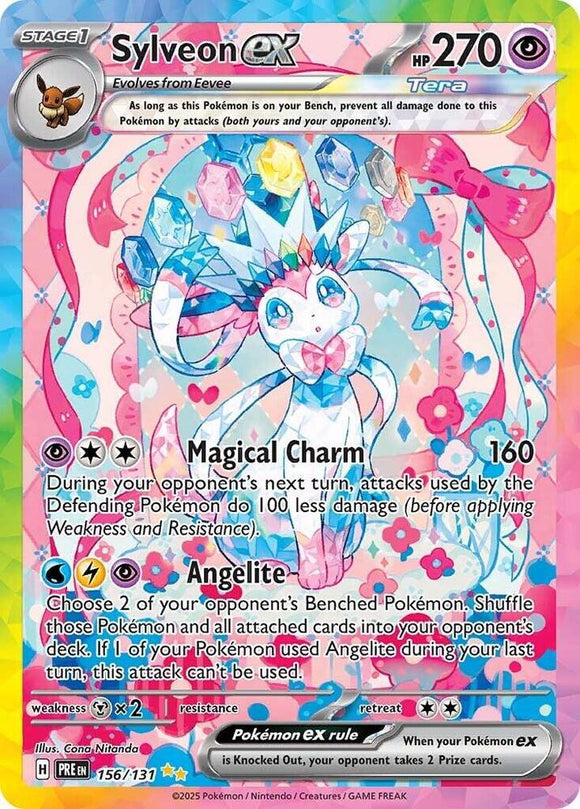 Sylveon ex (156/131) [Scarlet & Violet: Prismatic Evolutions]
