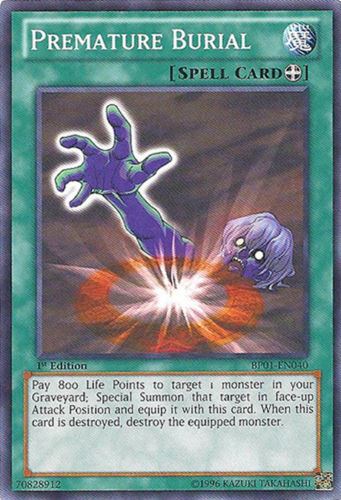 Entierro prematuro [BP01-EN040] Starfoil Raro 