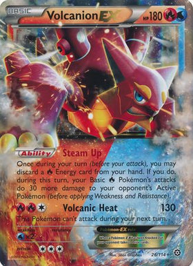Volcanion EX (26/114) (Tarjeta gigante) [XY: Steam Siege] 