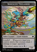 Fish // Iridescent Vinelasher Double-Sided Token [Bloomburrow Tokens]-2
