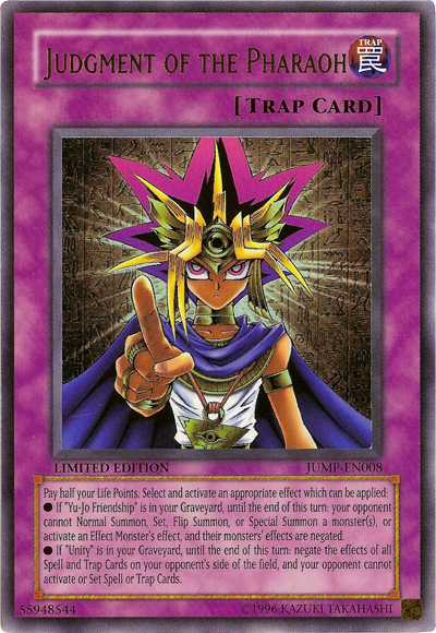 El juicio del faraón [JUMP-EN008] Ultra raro 