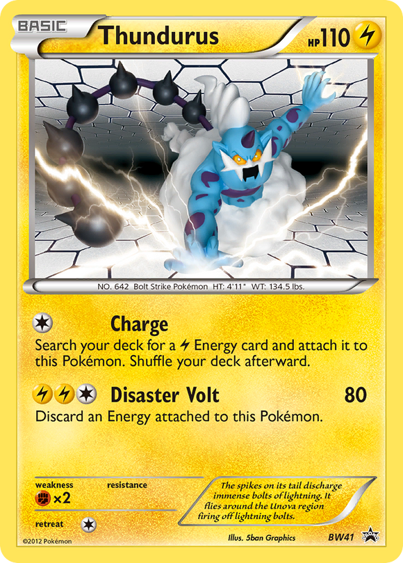 Thundurus (BW41) [Blanco y negro: promociones de Black Star] 