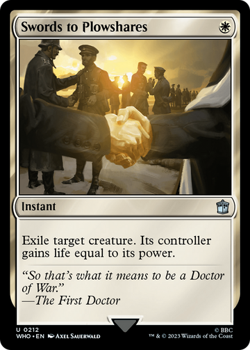 De espadas a rejas de arado [Doctor Who] 