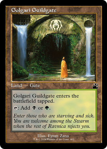 Puerta del gremio Golgari (marco retro) [Ravnica Remastered] 