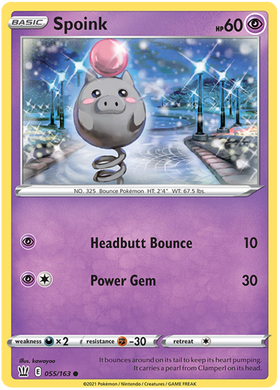 Spoink (055/163) [Espada y escudo: estilos de batalla] 