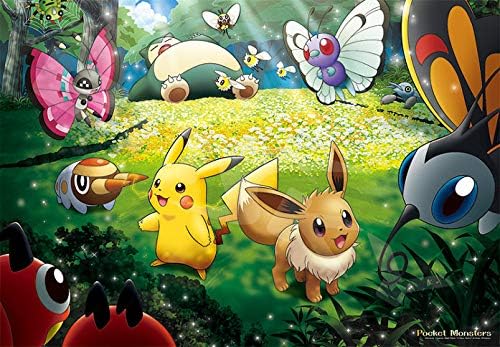 Ensky Puzzle 1000T-126 Sunlight Through the Forest Pokemon