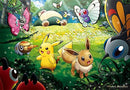 Ensky Puzzle 1000T-126 Sunlight Through the Forest Pokemon-2