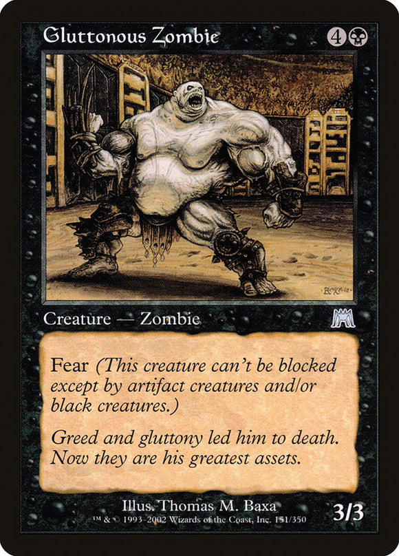 Zombie glotón [Embestida] 