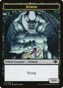 Demon (012/036) // Zombie (016/036) Double-Sided Token [Commander 2014 Tokens]-1