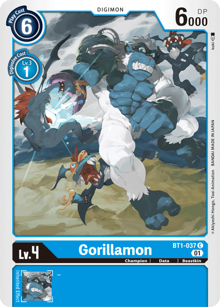 Gorillamon [BT1-037] (Arte alternativo) [Mazo inicial: Ulforce Veedramon] 