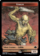 Goblin // Construct Double-Sided Token [Dominaria Remastered Tokens]-1