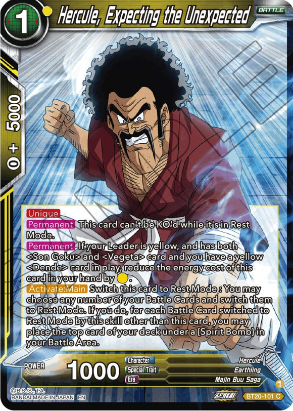 Hercule, esperando lo inesperado (BT20-101) [Poder absorbido] 