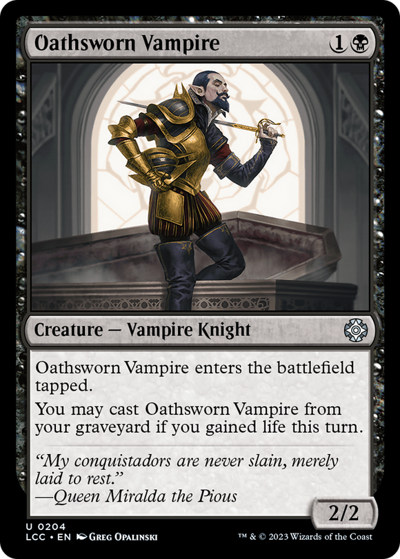Vampiro Juramentado [Las Cavernas Perdidas de Ixalan Comandante] 
