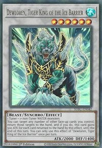Dewloren, Rey Tigre de la Barrera de Hielo [SDFC-EN042] Ultra Raro 