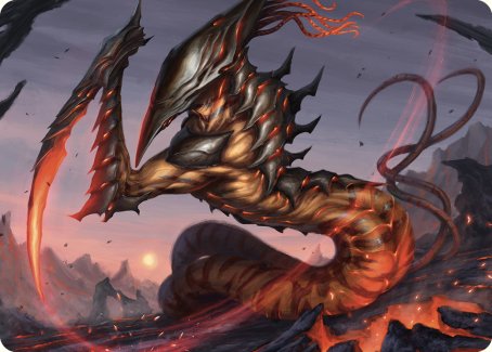 Tarjeta de arte de Blade Sliver [Serie de arte de Commander Masters] 