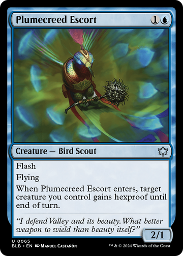 Escolta de Plumecreed [Bloomburrow] 