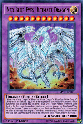 Neo Blue-Eyes Ultimate Dragon [MVP1-EN001] Ultra Rare