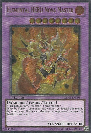 Héroe elemental Nova Master [GENF-EN093] Raro definitivo 