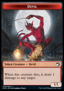 Human // Devil Double-Sided Token [Innistrad: Midnight Hunt Tokens]-2