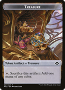 Treasure // Daretti Emblem Double-Sided Token [Secret Lair Drop Series]-1
