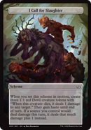 I Call for Slaughter (Full Art) [Duskmourn: Archenemy]-1