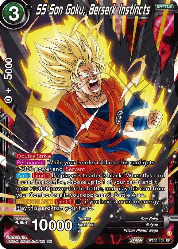 SS Son Goku, Instintos Berserk (BT20-121) [Poder Absorbido] 