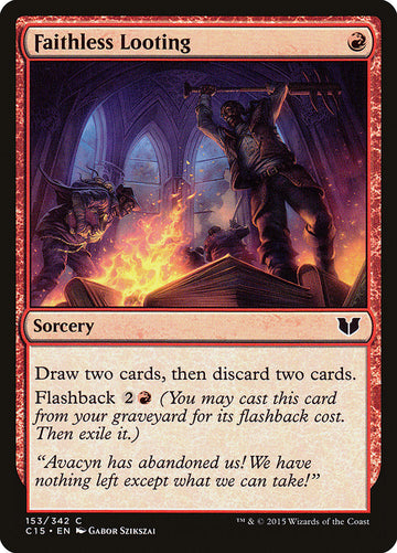 Saqueo sin fe [Commander 2015] 