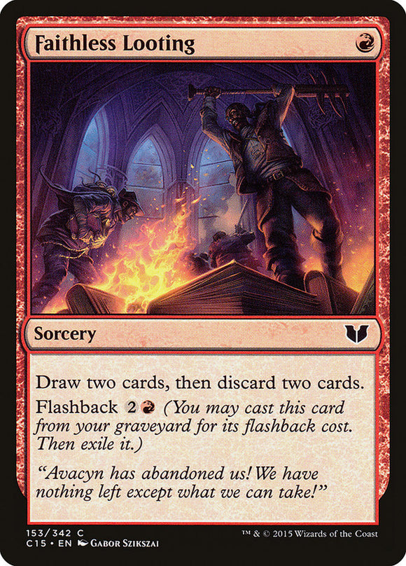 Saqueo sin fe [Commander 2015] 