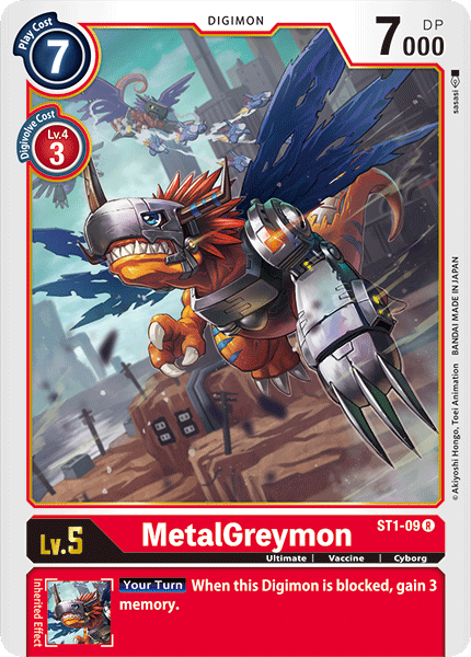 MetalGreymon [ST1-09] [Mazo inicial: Gaia Red] 