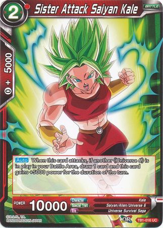 Hermana Ataque Saiyan Kale (TB1-016) [El Torneo de Poder] 