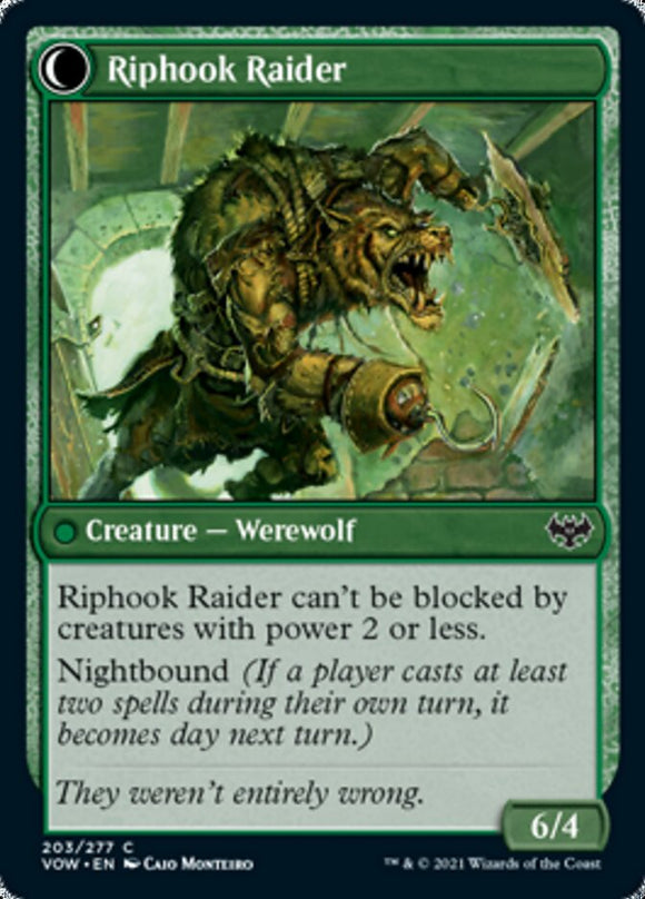 Marinero de mano de gancho // Incursor de desgarro [Innistrad: Crimson Vow] 