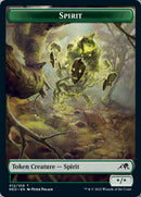 Samurai // Spirit (012) Double-Sided Token [Kamigawa: Neon Dynasty Tokens]-2