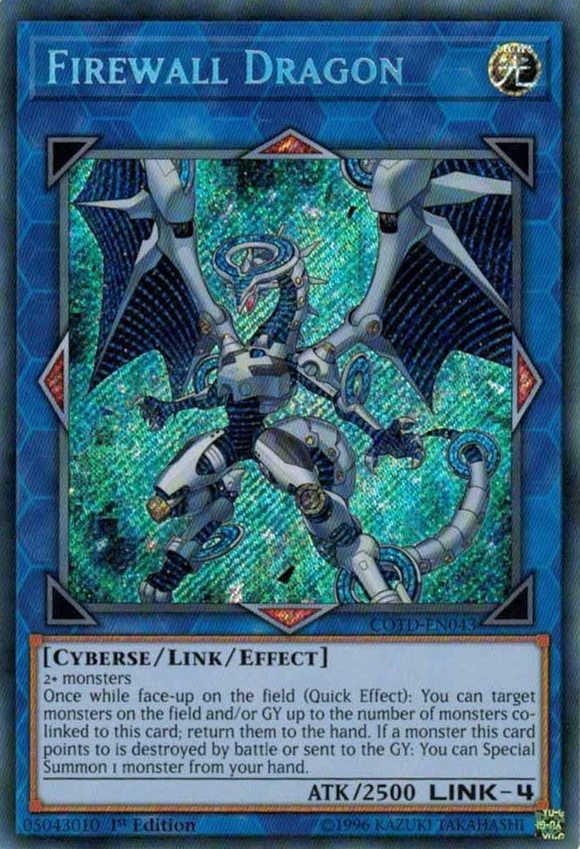 Dragón de cortafuegos [COTD-EN043] Raro secreto 
