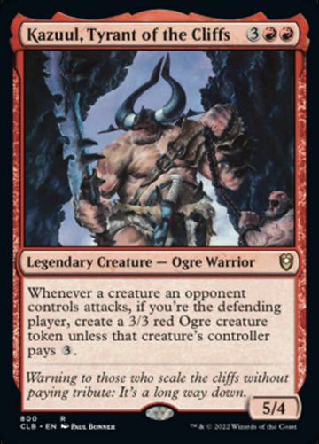 Kazuul, tirano de los acantilados [Commander Legends: Battle for Baldur's Gate] 