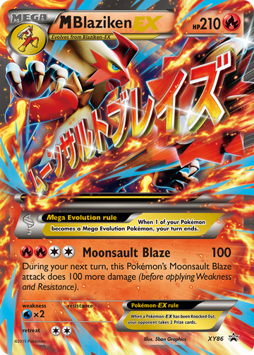 M Blaziken EX (XY86) [Promociones de XY: Black Star] 