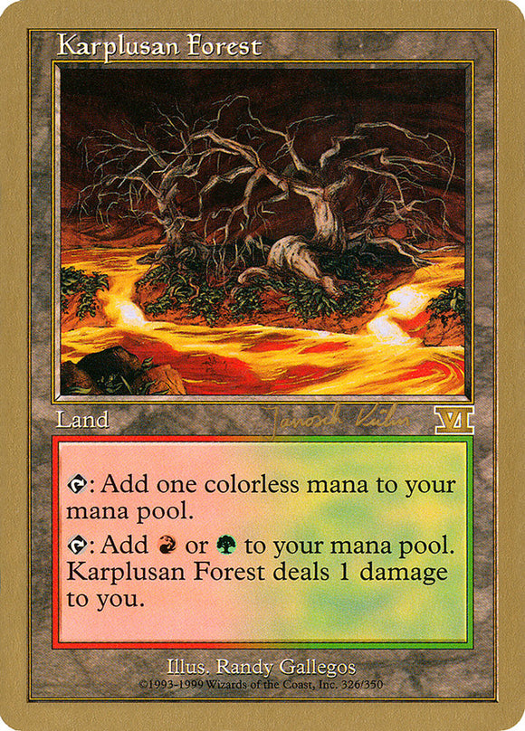 Bosque de Karplusan (Janosch Kuhn) [World Championship Decks 2000] 