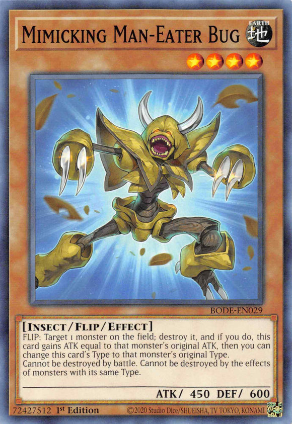 Insecto devorador de hombres imitador [BODE-EN029] Común 