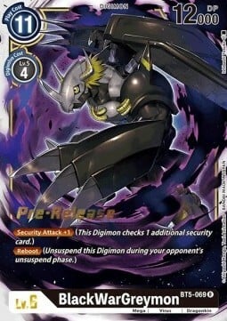 BlackWarGreymon [BT5-069] [Promociones previas al lanzamiento de Battle of Omni] 