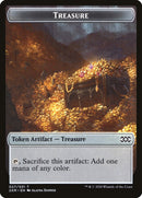 Angel // Treasure Double-Sided Token [Double Masters Tokens]-2