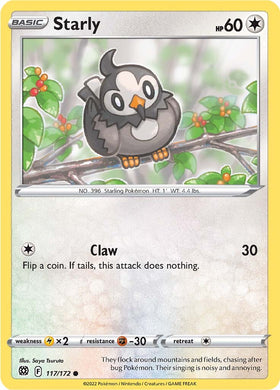 Starly (117/172) [Espada y escudo: estrellas brillantes] 