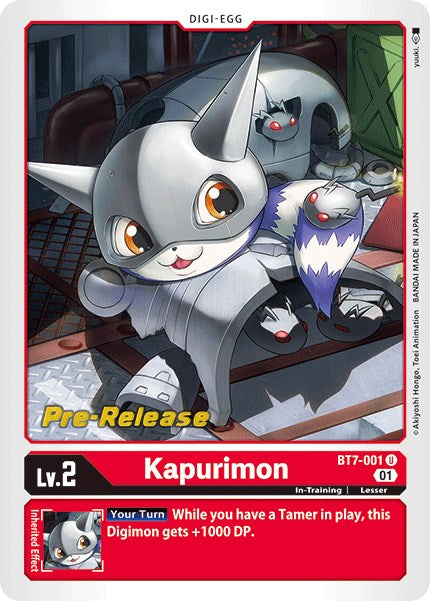 Kapurimon [BT7-001] [Tarjetas de prelanzamiento de Next Adventure] 