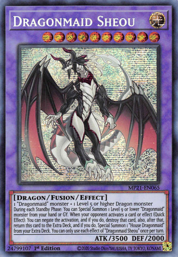 Dragonmaid Sheou [MP21-EN065] Prismatic Secret Raro 