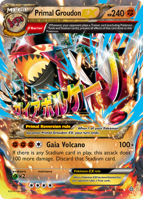 Groudon primigenio EX (86/160) [XY: Choque primigenio] 